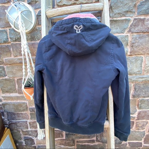 ✨TNA ARTIZIA BOMBER FLANNEL LINED WINTER JACKET WITH DETACHABLE HOOD XS - Picture 3 of 15